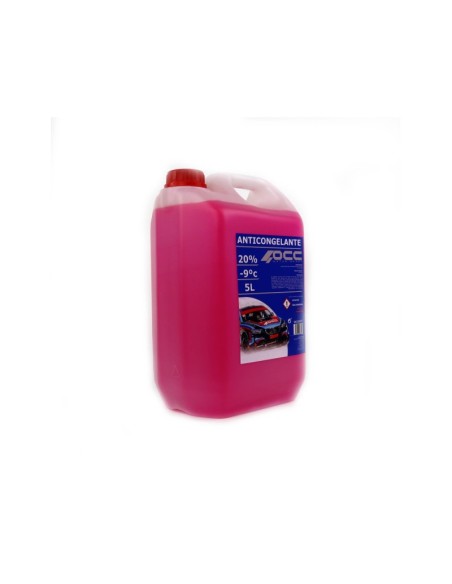 ANTICONGELANTE ROSA 20% -9ºC 5 LITROS