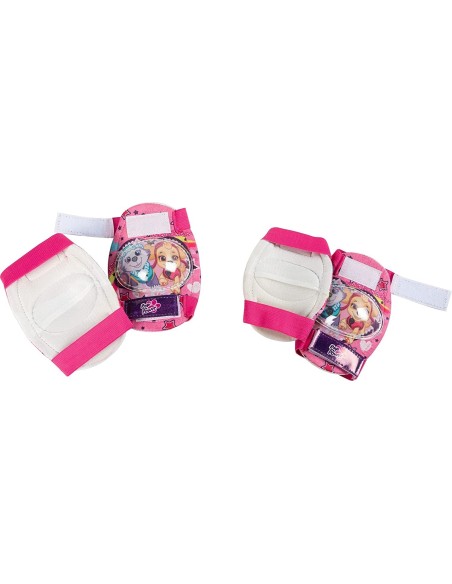 KIT DE PROTECCIÓN DE CODOS Y RODILLAS PARA BICICLETA DE NIÑO I150TAGLA XS (3 - 6 ANNI)"