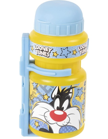 BOTELLA 350 ML + PORTABOTELLAS PARA BICICLETA DE NIÑO I172