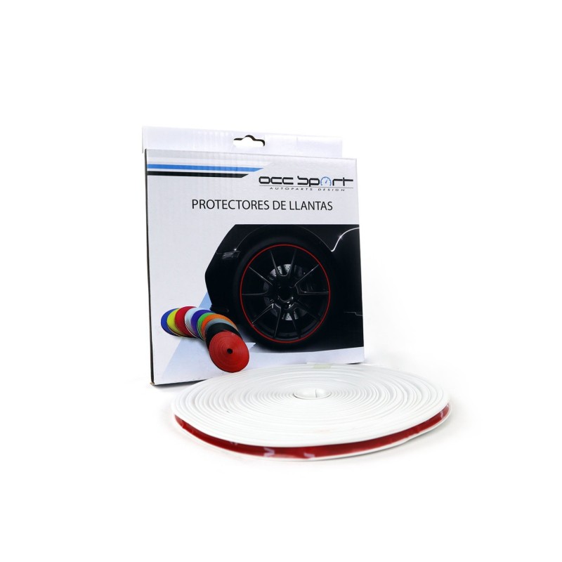PROTECTOR DE LLANTAS COLOR BLANCO OCC...