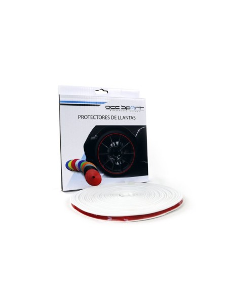 PROTECTOR DE LLANTAS COLOR BLANCO OCC MOTORSPORT