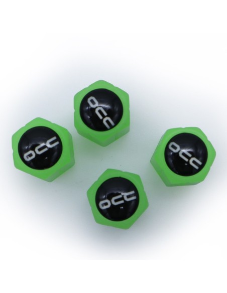 TAPONES VALVULA LED VERDE