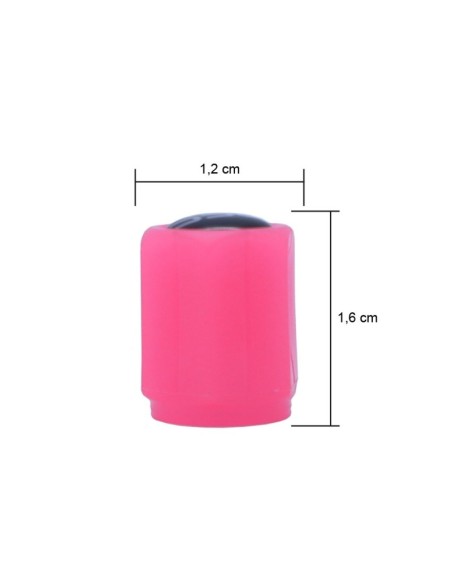 TAPONES VALVULA LED ROSA