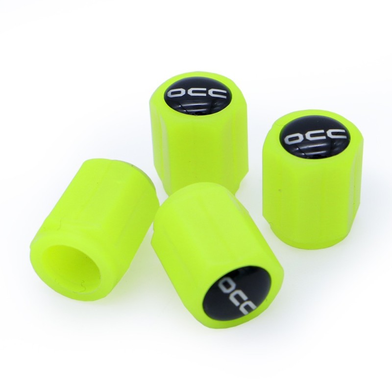 TAPONES VALVULA LED AMARILLO