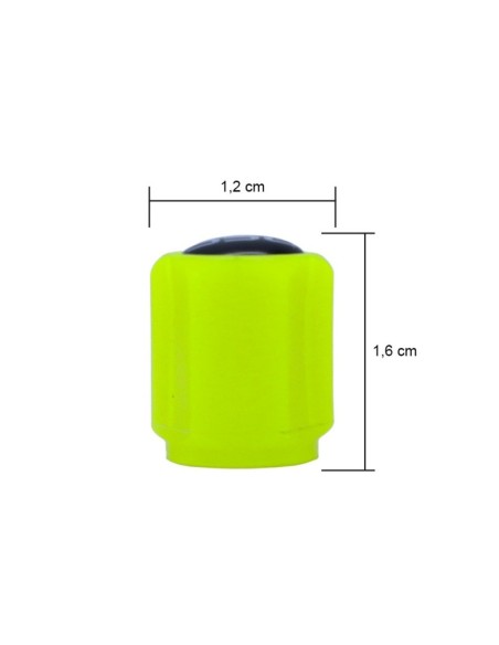 TAPONES VALVULA LED AMARILLO