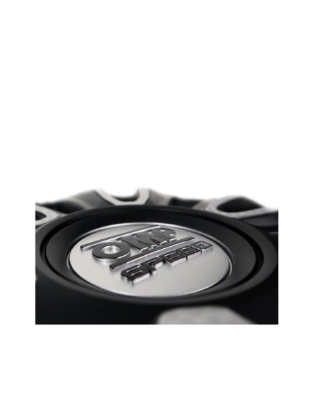 OMP SPEED JUEGO DE 4 TAPACUBOS MAGNUM COLOR NEGRO/PLATA/CARBONO 14 PULGADAS