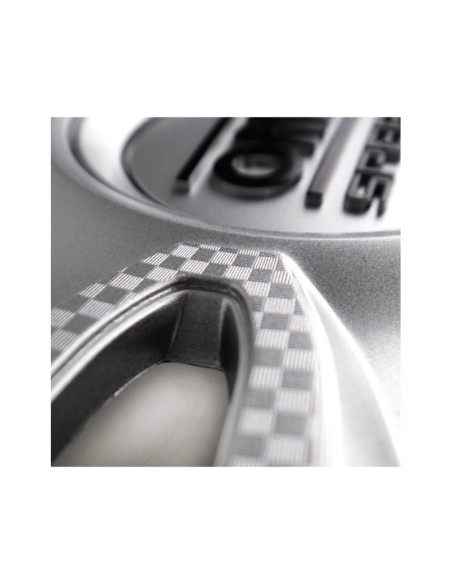 OMP SPEED JUEGO DE 4 TAPACUBOS MAGNUM COLOR PLATA/CARBONO 14 PULGADAS