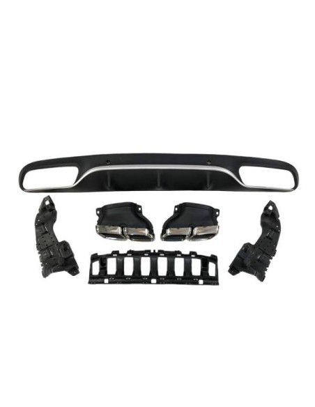 Difusor Trasero Volkswagen Golf 7.5 look GTI 2 Salidas