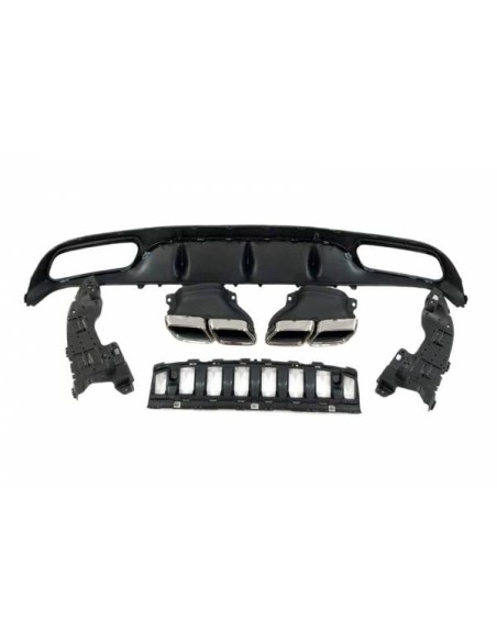 Difusor Trasero Volkswagen Golf 7.5 look GTI 2 Salidas