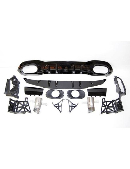 Difusor Trasero Mercedes W176 2012-2018 Look AMG ABS