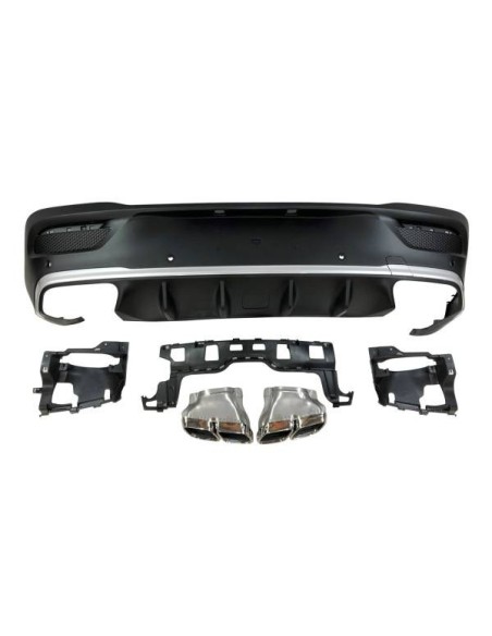 Difusor Trasero Audi A4 B8 4P / Avant 13-15 Look S4