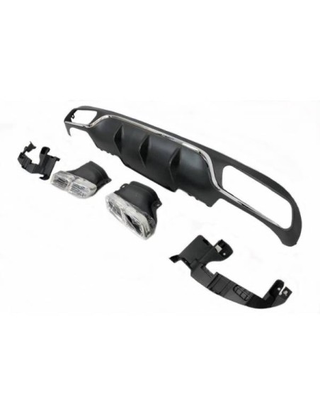 Difusor Trasero BMW F20 / F21 15-18 2 Salidas