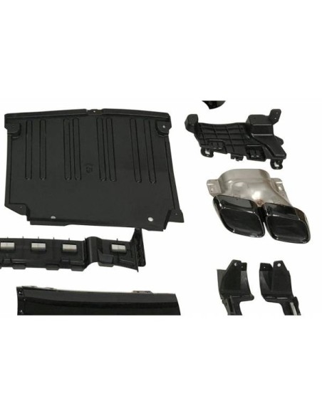 Difusor Trasero Volkswagen Golf 7 look GTI 1 Salida