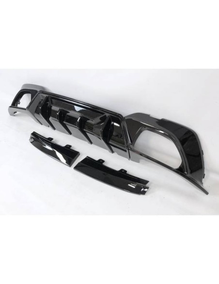 Difusor Trasero Volkswagen Golf 6 R20 Negro Brillante