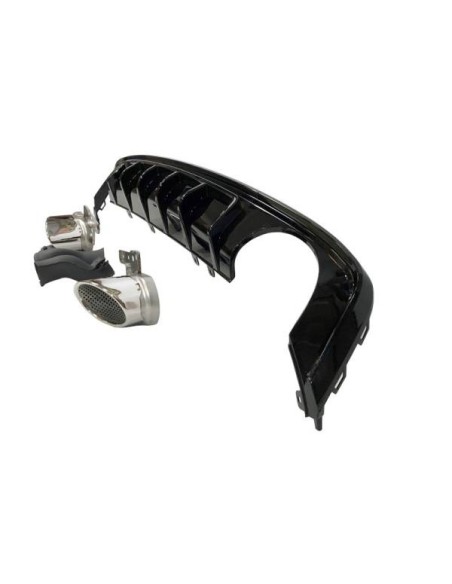 Difusor Trasero Audi A4 / A4 Avant B8 08-12 Look RS4 ABS