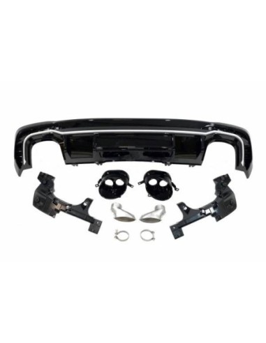 Difusor Trasero Mercedes W204 10-13 4...