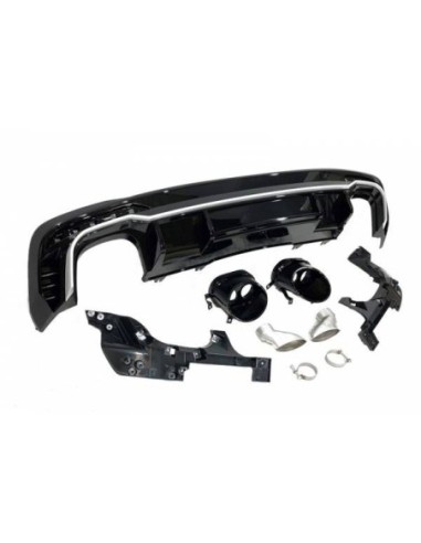 Difusor Trasero Mercedes W204 10-13 4...