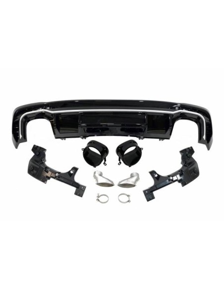 Difusor Trasero Mercedes W204 07-13 Look AMG 1 Salida