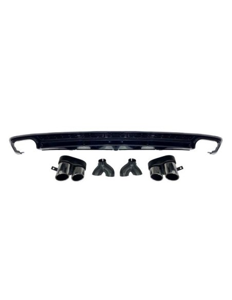 Difusor Trasero BMW F32 / F33 / F36 Look M Performance 2 Salidas