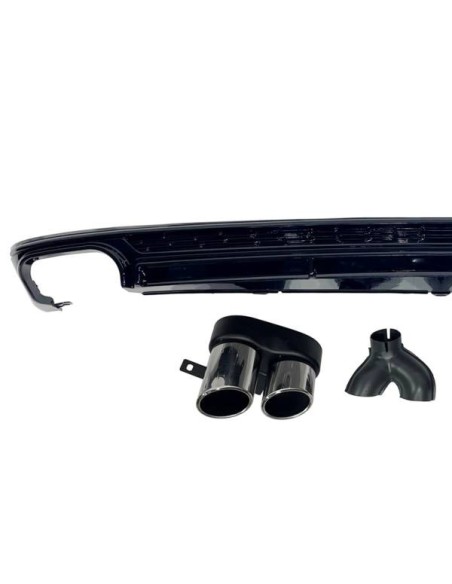 Difusor Trasero BMW F32 / F33 / F36 Look M Performance 2 Salidas