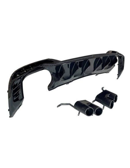 Difusor Trasero Mercedes W205 Coupe 2019+ Look E53 ABS