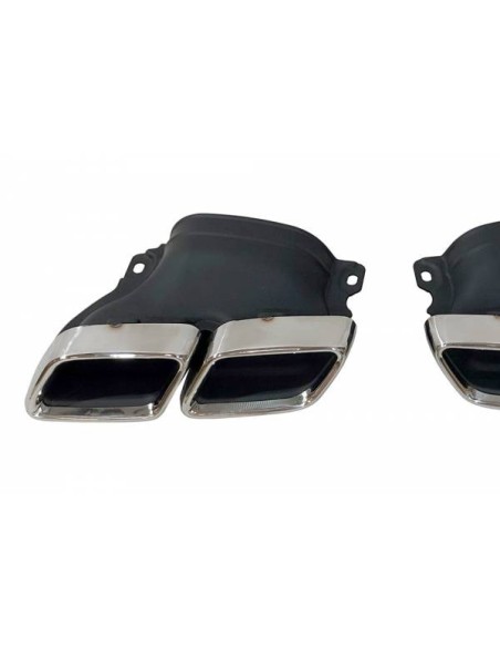 Difusor Trasero BMW E90 / E91 look M Performance Negro Brillo