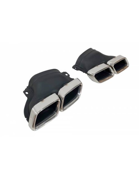 Difusor Trasero BMW E90 / E91 look M Performance Negro Brillo