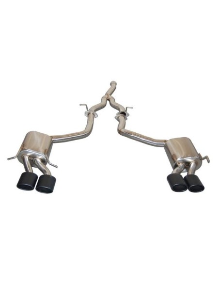 Difusor Trasero Volkswagen Golf 8 GTI Negro brillante 2 Salidas doble