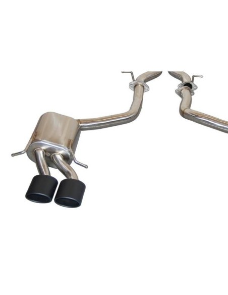 Difusor Trasero Volkswagen Golf 8 GTI Negro brillante 2 Salidas doble