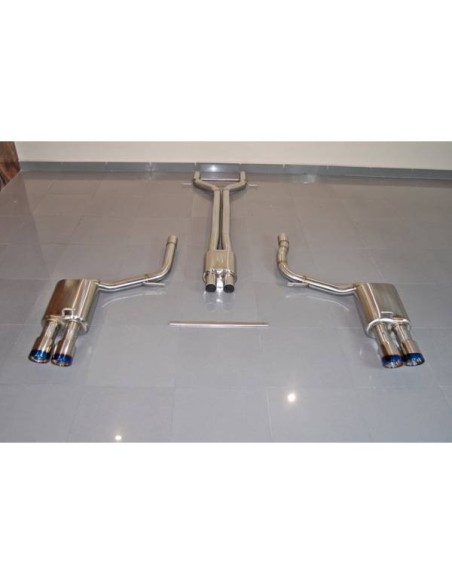 Difusor Trasero BMW E90 / E91 335 look M Performance Brillante Negro