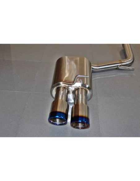 Difusor Trasero BMW E90 / E91 335 look M Performance Brillante Negro