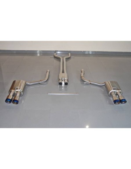 Difusor Trasero BMW E90 / E91 335 look M Performance Brillante Negro