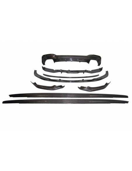 Difusor Trasero Mercedes W205 2014-2018 Coupe Look AMG C63 ABS