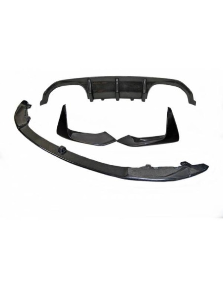 Difusor Trasero BMW F10/ F11 10-16 Look Performance 2 Salidas doble