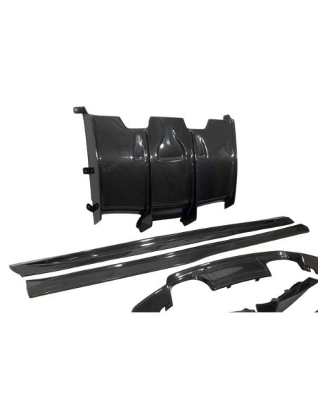 Difusor Trasero BMW F44 look M Performance Brillante Negro