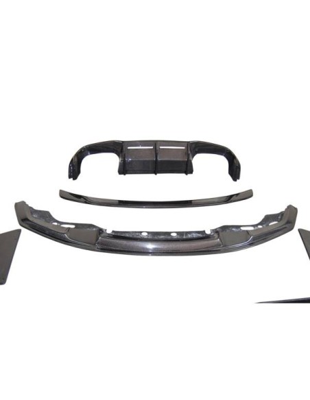 Difusor Trasero Volkswagen Golf 8 Look GTI Negro brillante