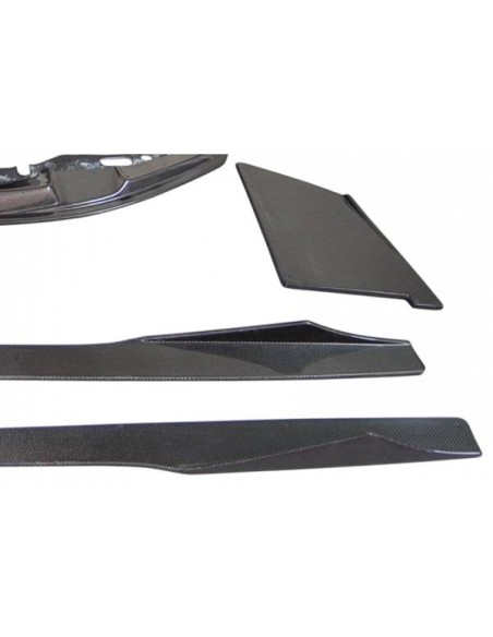 Difusor Trasero Volkswagen Golf 8 Look GTI Negro brillante