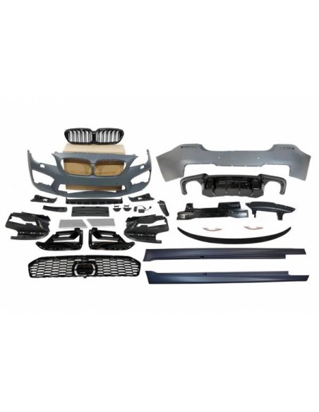 Kit De Carrocería Mercedes W205 2014-2018 4P Look AMG C63