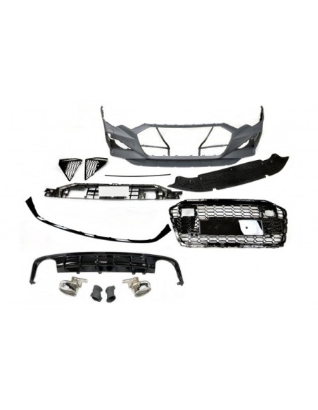 Paragolpes Delantero BMW E46 Look M3 ABS C/Punteras Carbono Look CSL