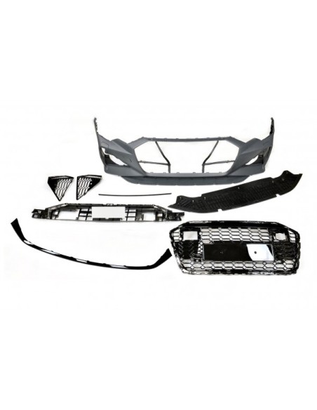 Paragolpes Delantero BMW E46 Look M3 ABS C/Punteras Carbono Look CSL