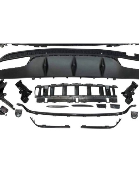 Paragolpes Trasero BMW E82 / E88  Look M1 07-11 Doble Salida