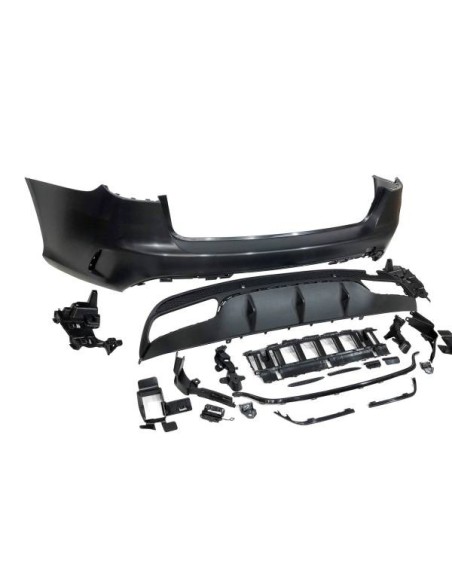 Paragolpes Trasero BMW E82 / E88  Look M1 07-11 Doble Salida