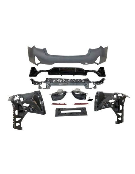 Paragolpes Trasero BMW E92 / E93 Look M3, ABS 2 Salidas
