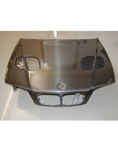Capó Carbono BMW E46 '98-01 4P Look M3 GTR