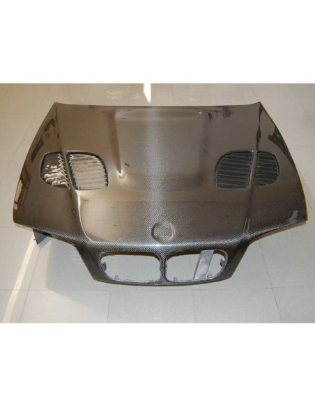 Capó Carbono BMW E46 '98-01 4P Look M3 GTR