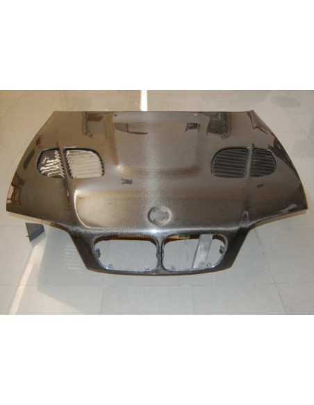 Capó Carbono BMW E46 '98-01 4P Look M3 GTR