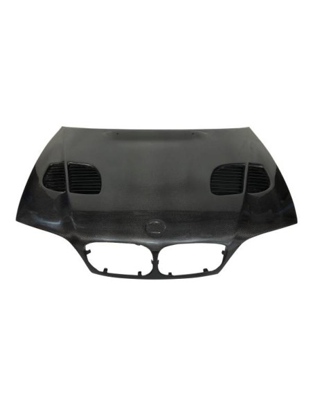 Capó Carbono BMW E46 '02-06 2P. Look M3 GTR C/T