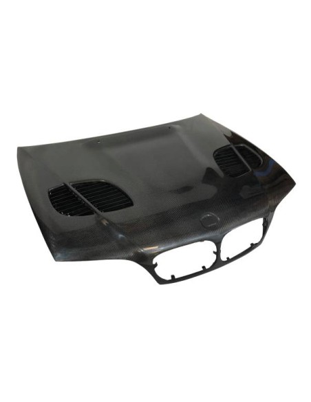Capó Carbono BMW E46 '02-06 2P. Look M3 GTR C/T