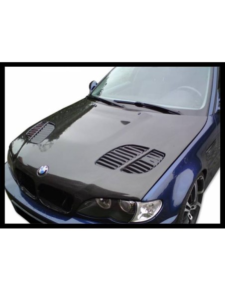 Capó Carbono BMW E46 '02-06 4P. Look M3 GTR C/T