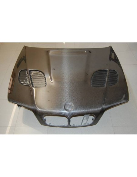 Capó Carbono BMW E46 '02-06 4P. Look M3 GTR C/T